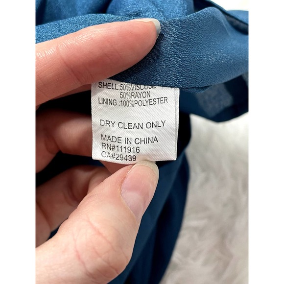 YUMI KIM So Social Tulip-Hem Racerback Midi Dress Dress Ink Size XS - Picture 10 of 11